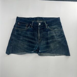 Polo Ralph Lauren Cut Off Distressed Jean Shorts Size 33 Men’s